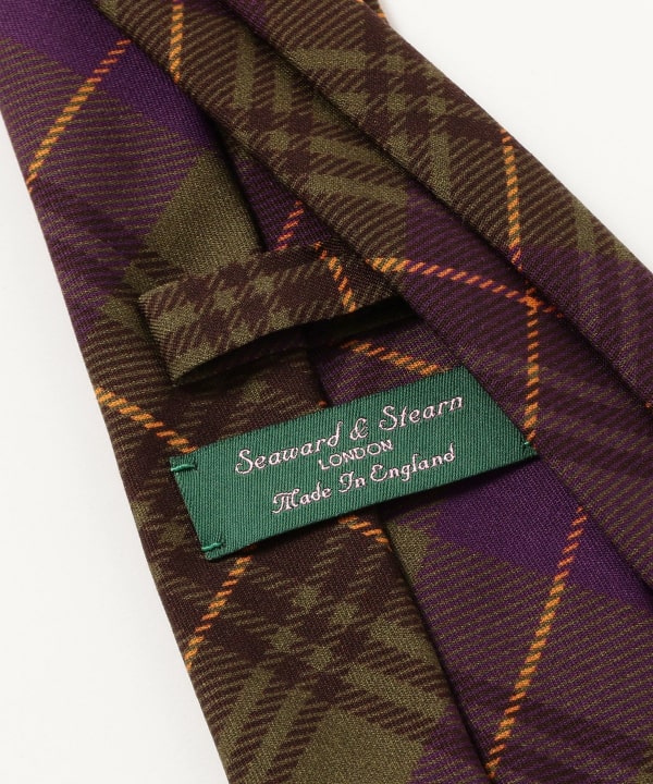 Seaward & Stearn / ウール チェック柄 ネクタイ