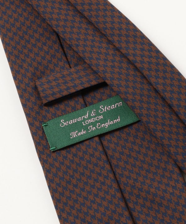 Seaward & Stearn / シルク ハウンドトゥース ネクタイ