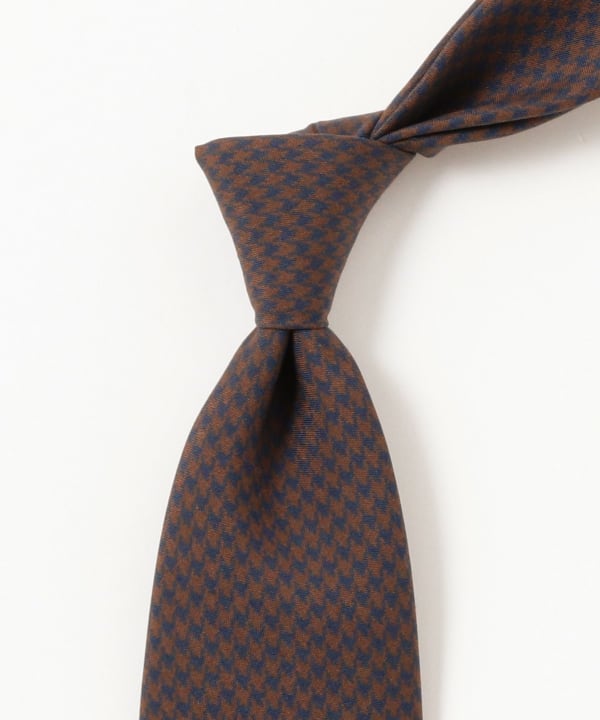 Seaward & Stearn / シルク ハウンドトゥース ネクタイ
