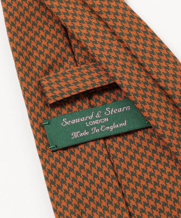 Seaward & Stearn / シルク ハウンドトゥース ネクタイ