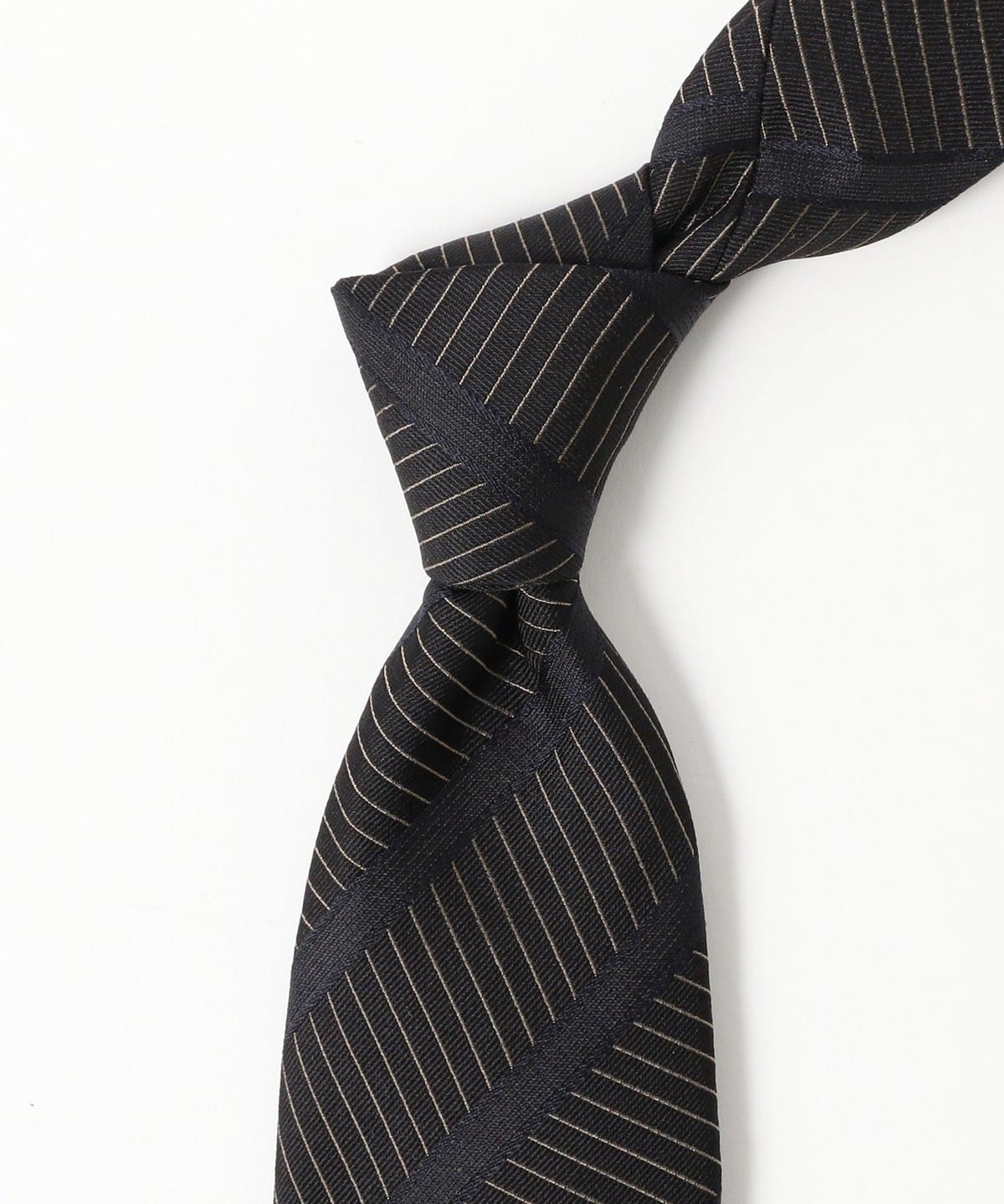 BEAMS F（ビームスF）Fermo Fossati シルクウール ジグザグストライプ