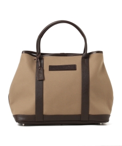 ▲Felisi / キャンバス×レザー コンビトートバッグ（18/10/1/AM+P）