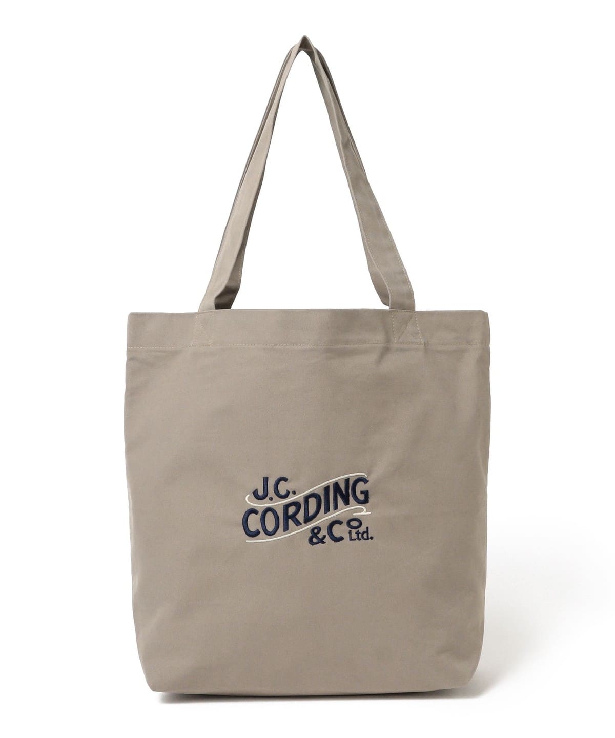 【別注】CORDINGS コーディングス / コットン トート バッグ バッグ MEN 2254/BLUE EMB ONE SIZE 【別注】CORDINGS コーディングス / コットン トート バッグ バッグ MEN 2254/BLUE EMB ONE SIZE