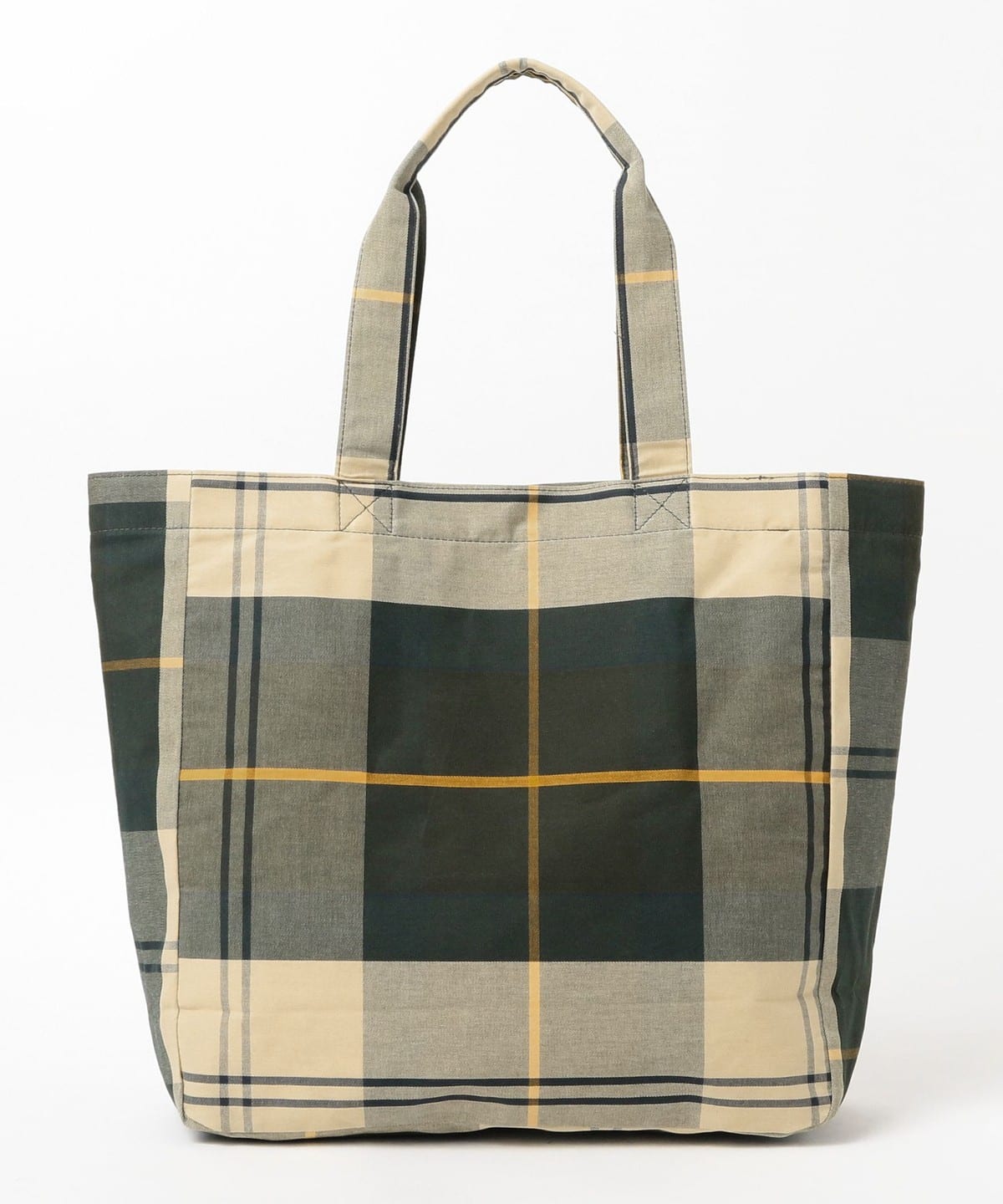 BEAMS F（ビームスF）Barbour / Telfield タータンチェック トート