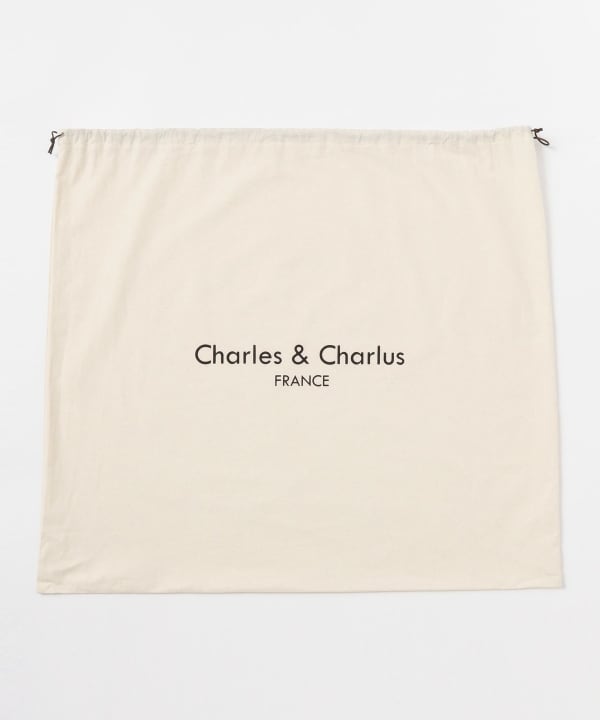 Charles et Charlus / Marcel Toile レザー×キャンバス バックパック