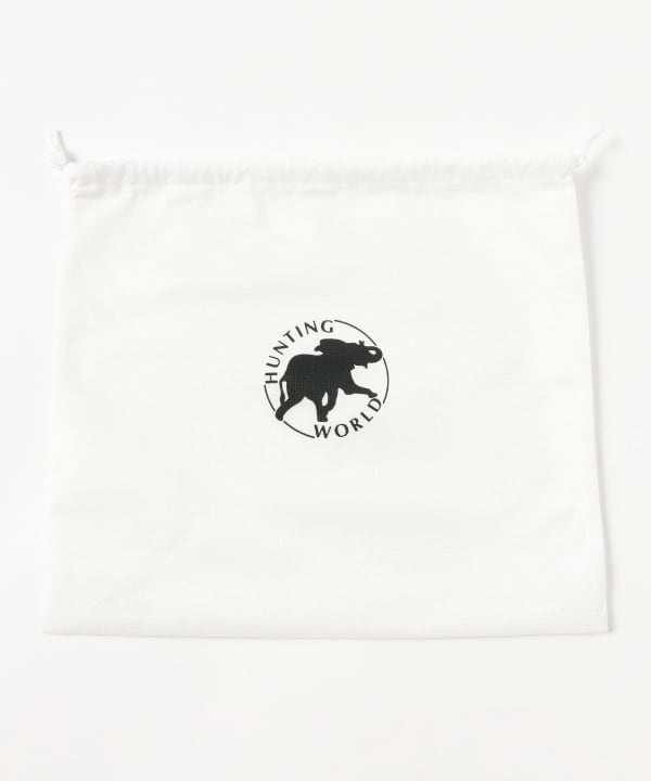 BEAMS F（ビームスF）【別注】HUNTING WORLD / レザー キャリーオール