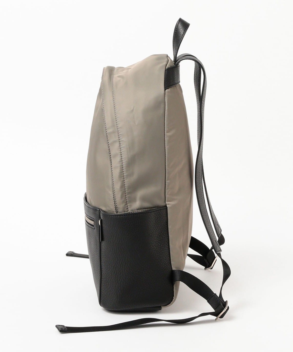 PELLETIER / ナイロン × レザー コンビネーション デイパック BEAMS MEN｜PELLETIER / ナイロン * レザー コンビネーション