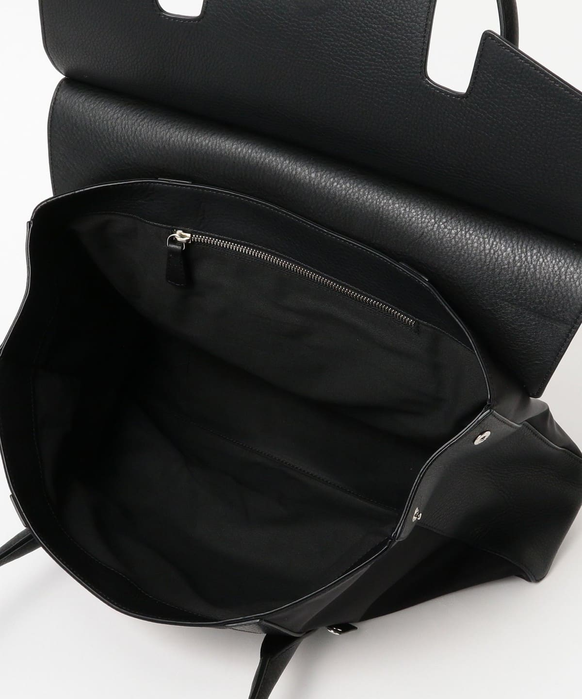 BEAMS F（ビームスF）PELLETIER / ナイロン × レザー コンビネーション 