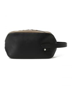 PELLETIER / ナイロン × レザー コンビネーション ポーチ