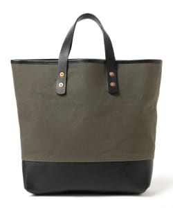 KINGSLEY WALTERS STUDIO / DOWNHAM キャンバス×レザー トートバッグ