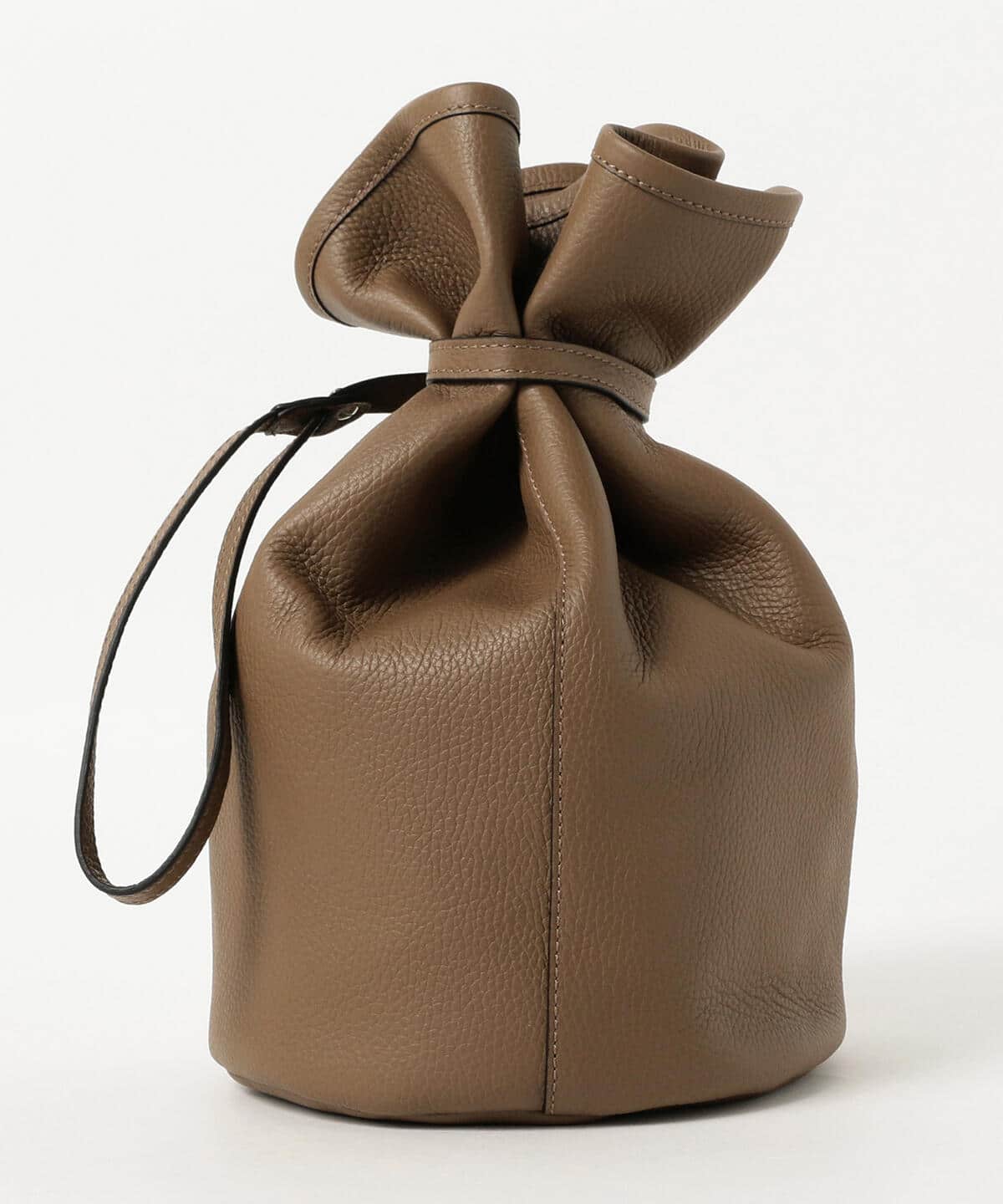 Daniel&Bob ビームス別注 巾着 レザー ブラック ダニエル&ボブ beams