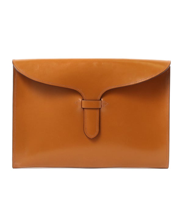 BEAMS F BEAMS / Bridle leather clutch bag (bag Rutherfords bag 