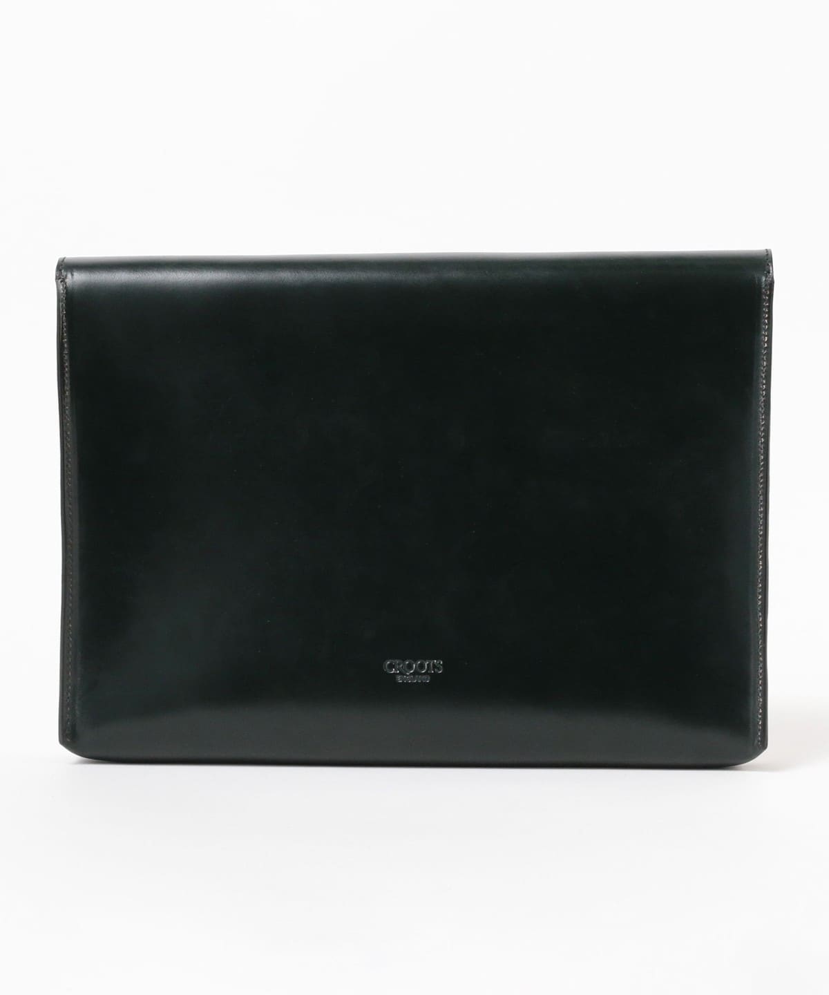 BEAMS F F CROOTS / BEAMS leather hook clutch bag (bag clutch 