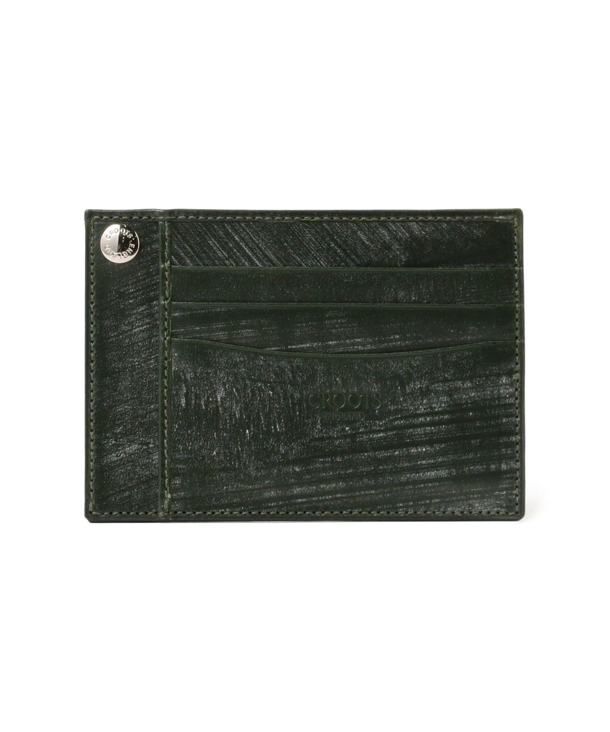 BEAMS F F CROOTS / Bridle leather compact wallet (wallet BEAMS 