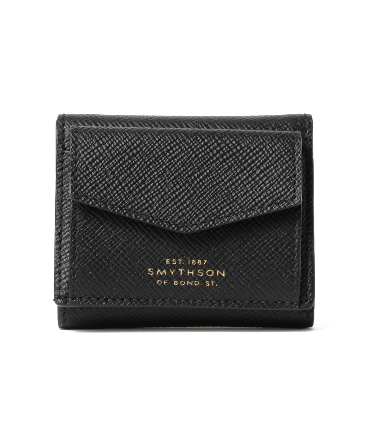 SMYTHSON / パナマレザー 3つ折り コインウォレット 財布・小物 MEN BLACK/99 ONE SIZE SMYTHSON / パナマレザー 3つ折り コインウォレット 財布・小物 MEN BLACK/99 ONE SIZE