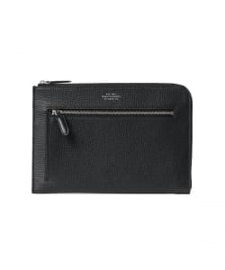 SMYTHSON / ラドローレザー フラットオーガナイザーポーチ