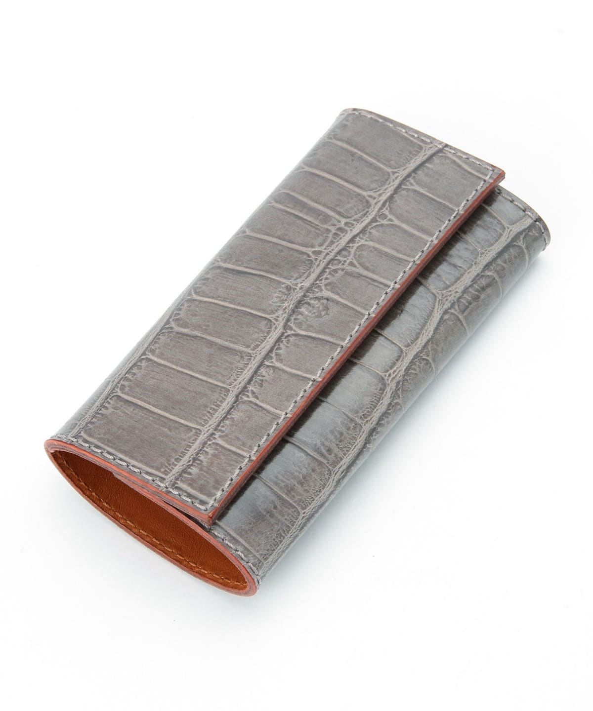 BEAMS F BEAMS / Croco stamp leather key case (wallet Felisi