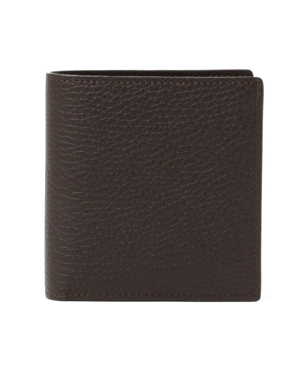 BEAMS F BEAMS / MODELE C Shrink leather bi-fold wallet (wallet VASSANT ...