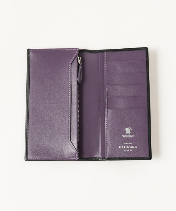 ETTINGER BEAMS 別注　折り財布 BEAMS F ETTINGER / Sterling Collection Leather BEAMS Semi-Long