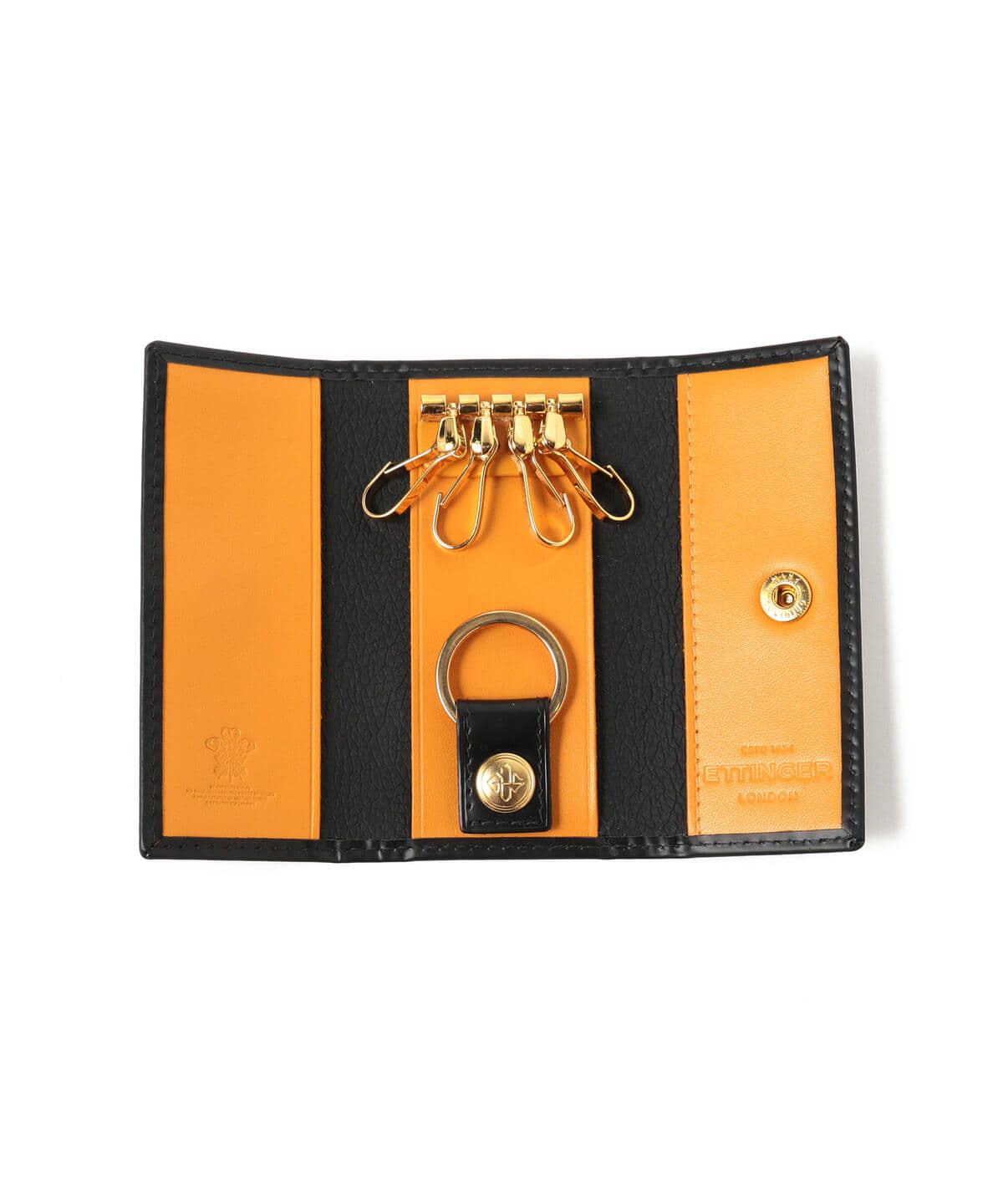 ETTINGER / bridle leather key case - BEAMS F
