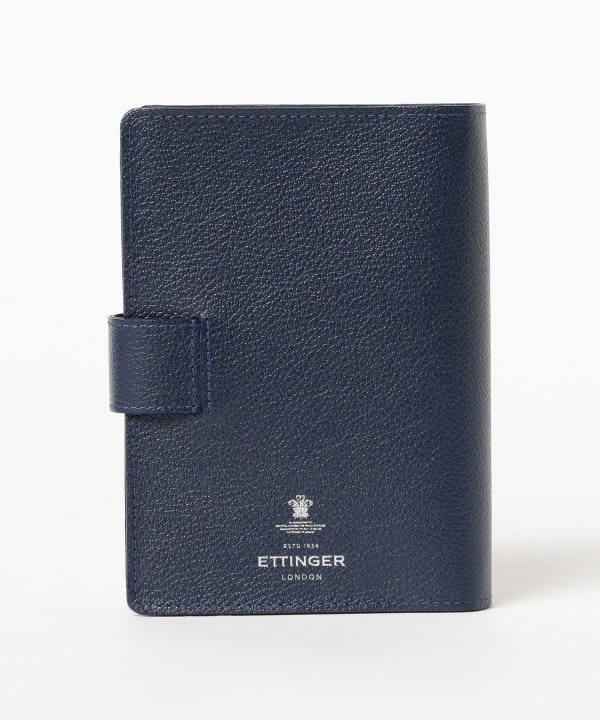 ETTINGER BEAMS 別注　折り財布 ETTINGER エッティンガー メンズ 二つ折り財布 ブラック
