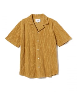 WAX LONDON / パイル ショートスリーブ オープンカラーシャツ