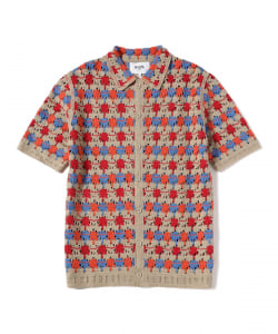 WAX LONDON / クロシェニット オープンカラーシャツ