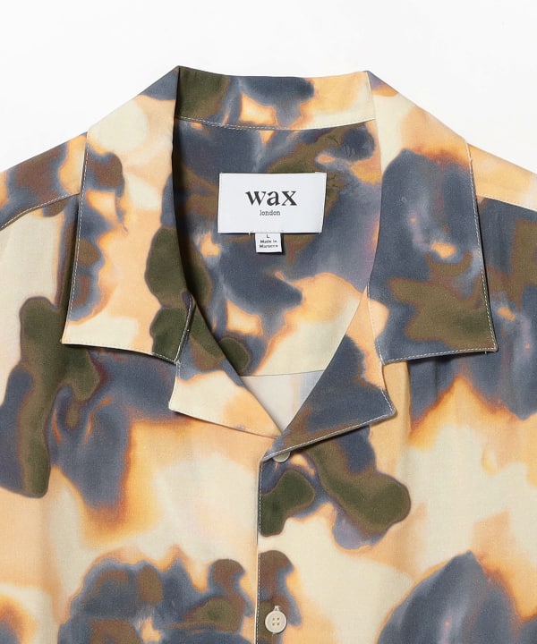 wax london オープンカラー 総柄 フラワー レーヨン シャツ wax london オープンカラー 総柄 フラワー レーヨン シャツ