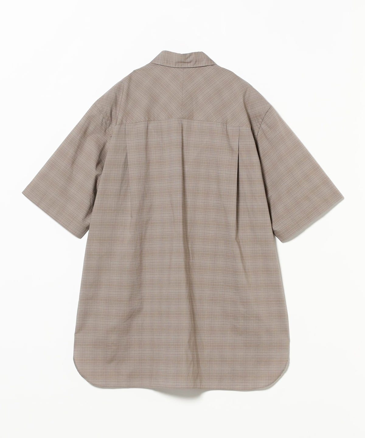 【BRN系CHK】【別注】:colon / コットンポプリン ダブルポケット ショースリーブシャツ 23010073914_D_5.jpg