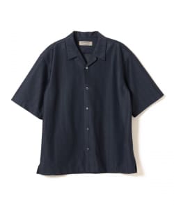 QUATTROCCHI / シアー オープンカラー シャツ