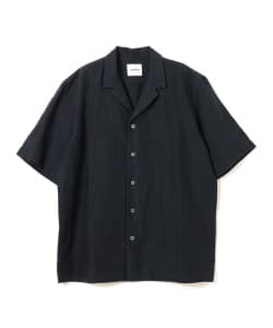【別注】:colon / ハイカウント リネン オープンカラー シャツ