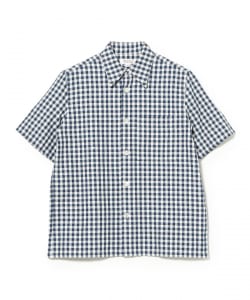 MASU / スパークリング プレイド ハーフスリーブ シャツ