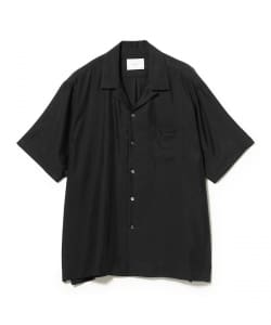 ssstein / キュプラ ツイル オーバーサイズ オープンカラー シャツ ST.1462