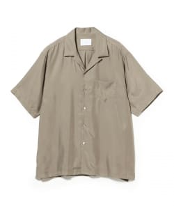 ssstein / キュプラ ツイル オーバーサイズ オープンカラー シャツ ST.1462