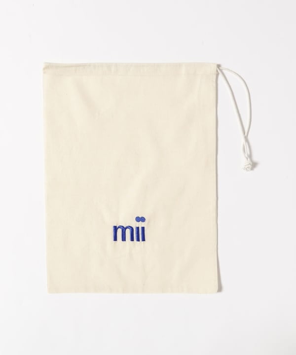 mii/SUBHA棉质领带格子敞领衬衫