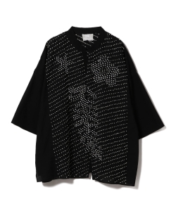 ▲mii / 別注 BONBON Embroidary カフタンシャツ