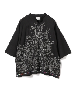 ▲mii × International Gallery BEAMS / 別注 FLOWER カフタンシャツ