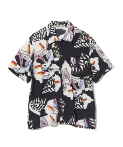 ▲OUR LEGACY / クラッシュドタイル レーヨンシャツ