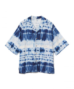 ▲m's braque / タイダイアロハシャツ