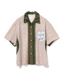 ▲PHINGERIN / コンビジャージ オープンシャツ