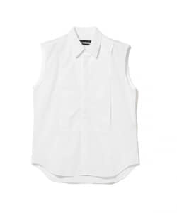 ▲LOUIS GABRIEL NOUCHI / スリーブレス タキシードシャツ