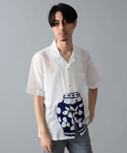 【予約】mii × International Gallery BEAMS / 別注 VASE オープンカラーシャツ