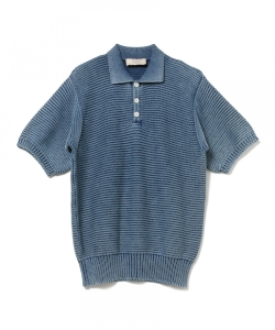 ▲MAISON FLANEUR / ローゲージ ニットポロ