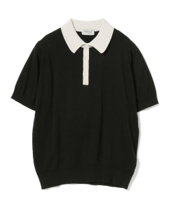 ▲JOHN SMEDLEY / S4303 30ゲージ クレリックニットポロ