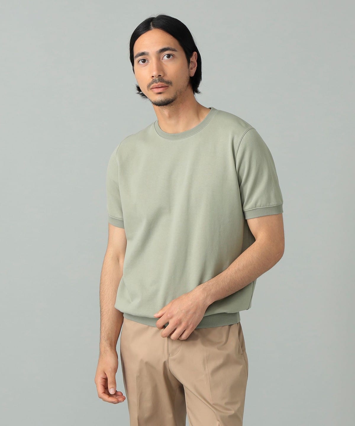 SLOANE スローン / ショートスリーブ スウェットシャツ トップス MEN GREEN 4/L SLOANE スローン / ショートスリーブ スウェットシャツ トップス MEN GREEN 4/L