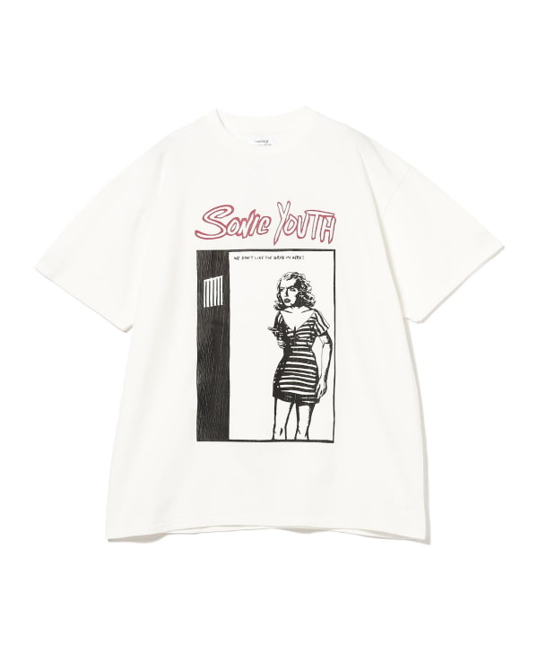 International Gallery BEAMS International Gallery BEAMS Insonnia Projects /  SONIC YOUTH GRUB IN HERE Printed T-shirts (T-shirts, cut-and-sew T-shirts)  mail order | BEAMS