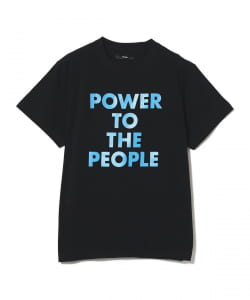 THE END / POWER TO THE PEOPLE プリントTシャツ