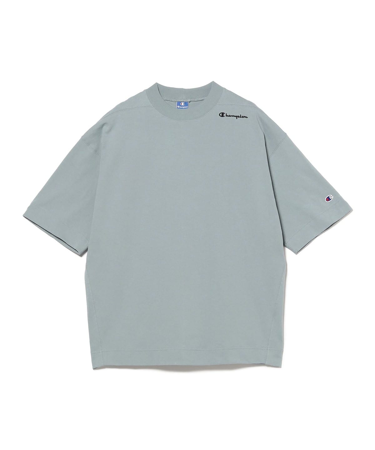 N. HOOLYWOOD エヌハリウッド × Champion / NEW WEAVE ボックスシルエット Tシャツ Tシャツ・カットソー MEN LT. BLUE M N. HOOLYWOOD エヌハリウッド × Champion / NEW WEAVE ボックスシルエット Tシャツ Tシャツ・カットソー MEN LT. BLUE M