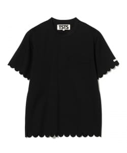 TSTS / スカラップカット クルーネックTシャツ