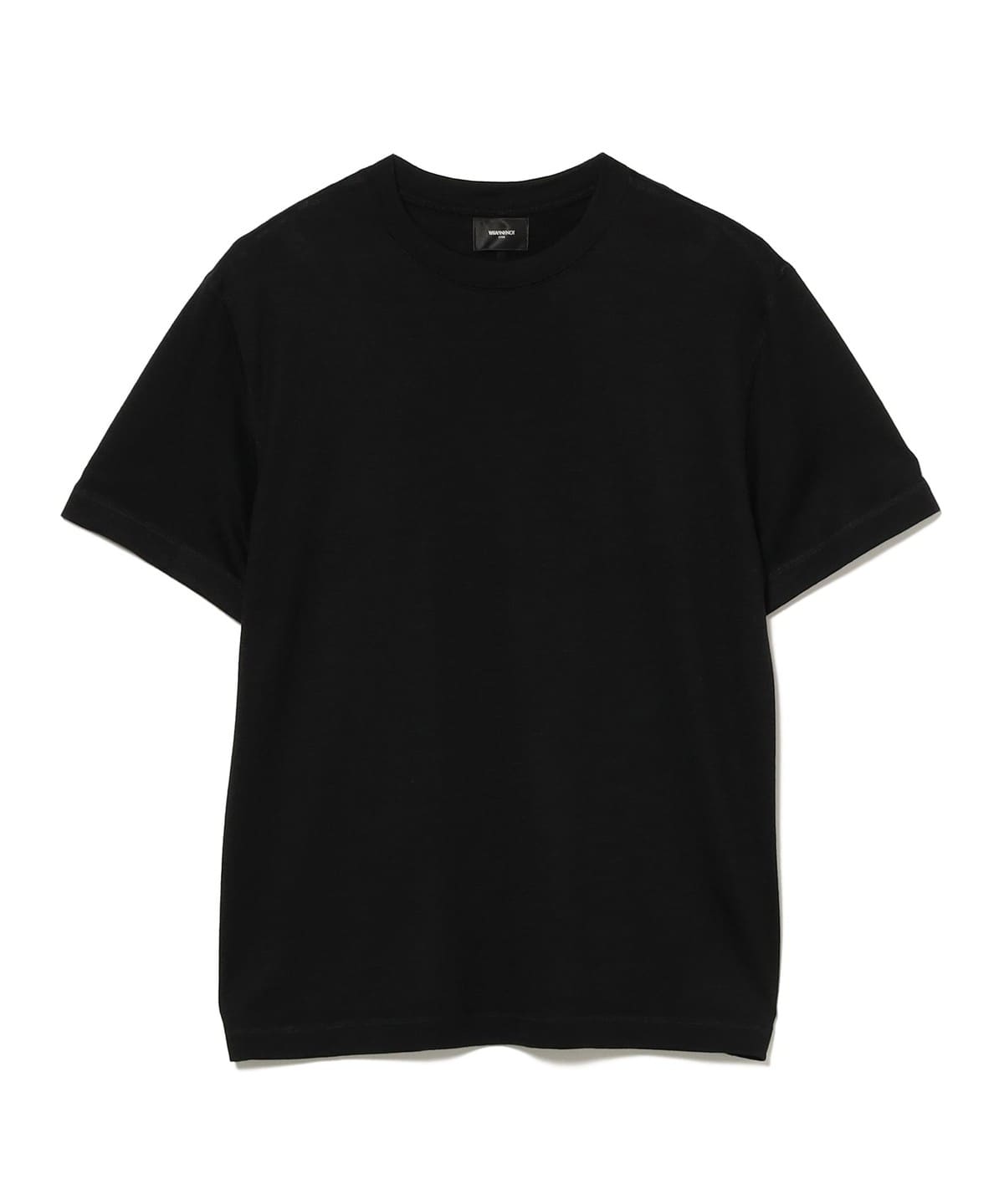 Wrapinknot Wool Wear / レギュラーフィット クルーネックTシャツ Tシャツ・カットソー MEN BLACK 3 Wrapinknot Wool Wear / レギュラーフィット クルーネックTシャツ Tシャツ・カットソー MEN BLACK 3